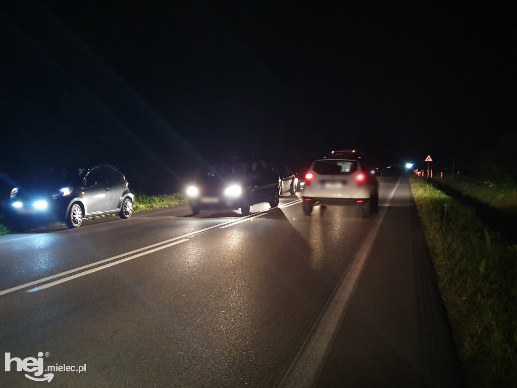 Wypadek na trasie Mielec - Rzeszów