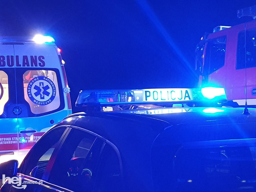 Wypadek na trasie Mielec - Rzeszów