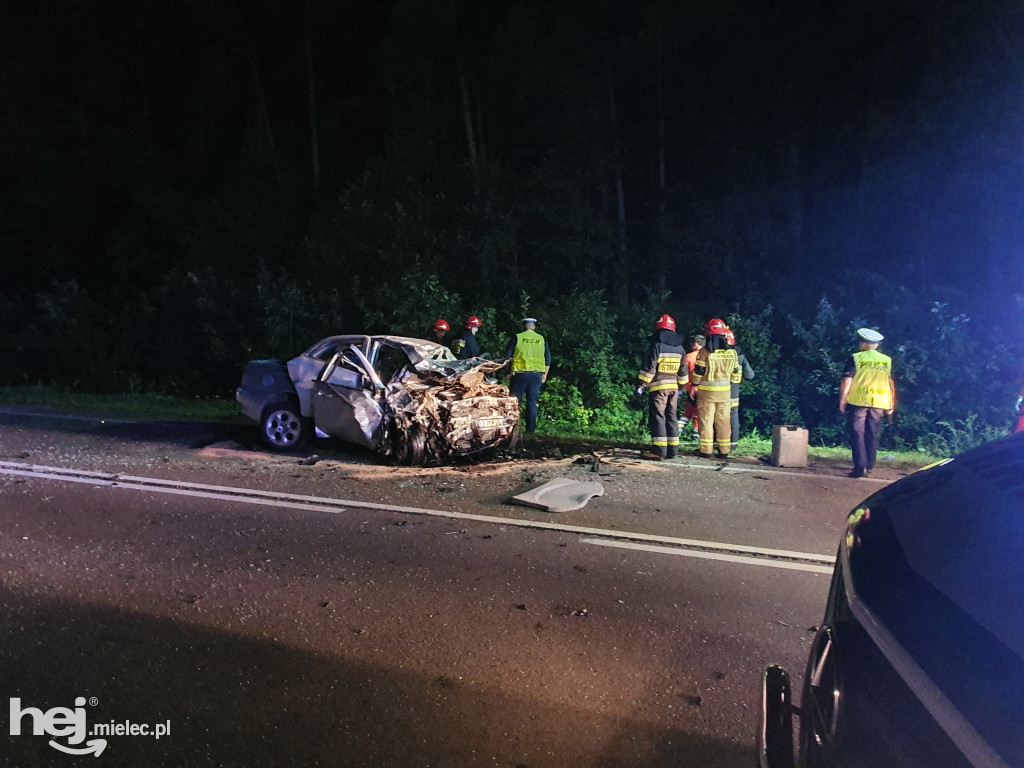 Wypadek na trasie Mielec - Rzeszów