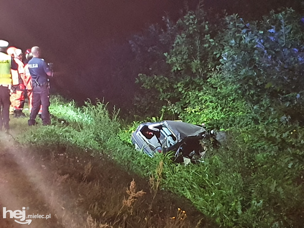 Wypadek na trasie Mielec - Rzeszów