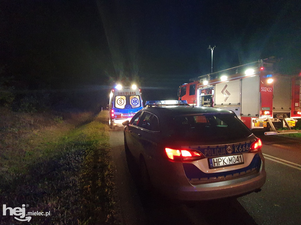 Wypadek na trasie Mielec - Rzeszów
