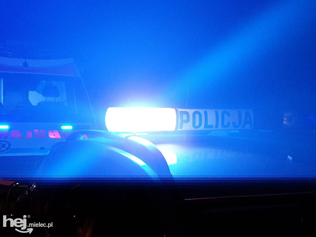 Wypadek na trasie Mielec - Rzeszów