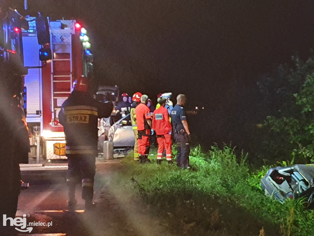Wypadek na trasie Mielec - Rzeszów