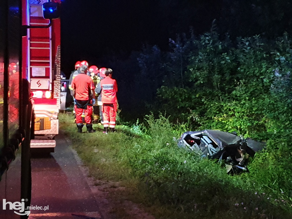 Wypadek na trasie Mielec - Rzeszów
