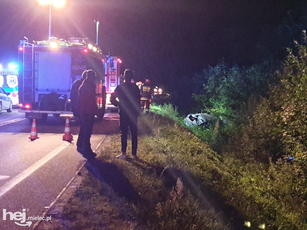 Wypadek na trasie Mielec - Rzeszów