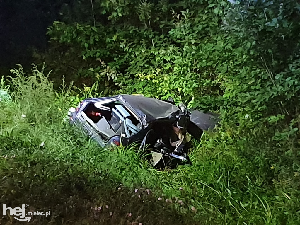 Wypadek na trasie Mielec - Rzeszów