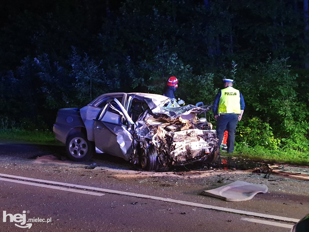 Wypadek na trasie Mielec - Rzeszów