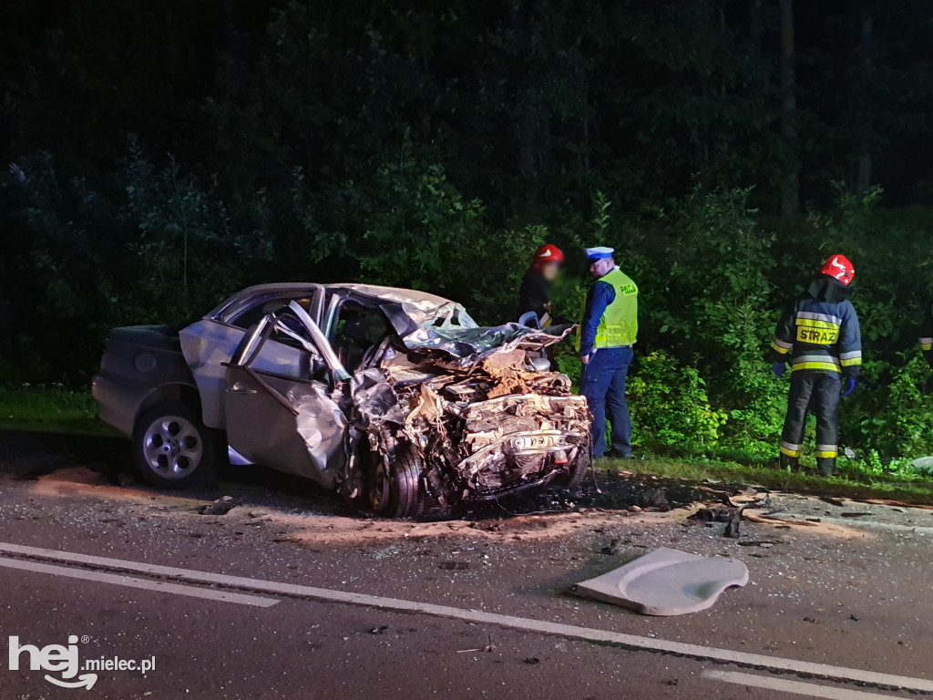 Wypadek na trasie Mielec - Rzeszów