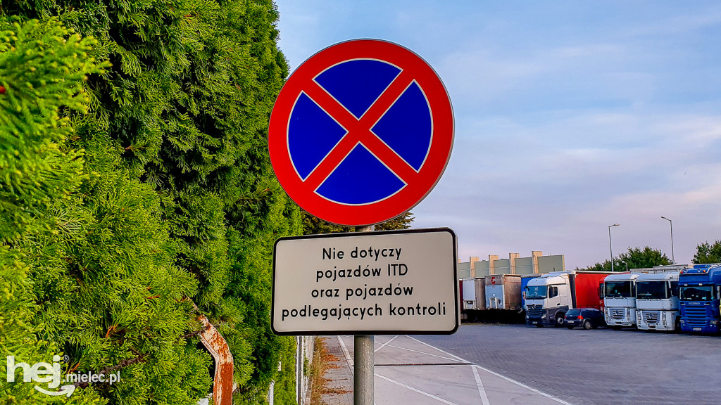 Stanowisko pomiaru tonażu samochodów w Mielcu
