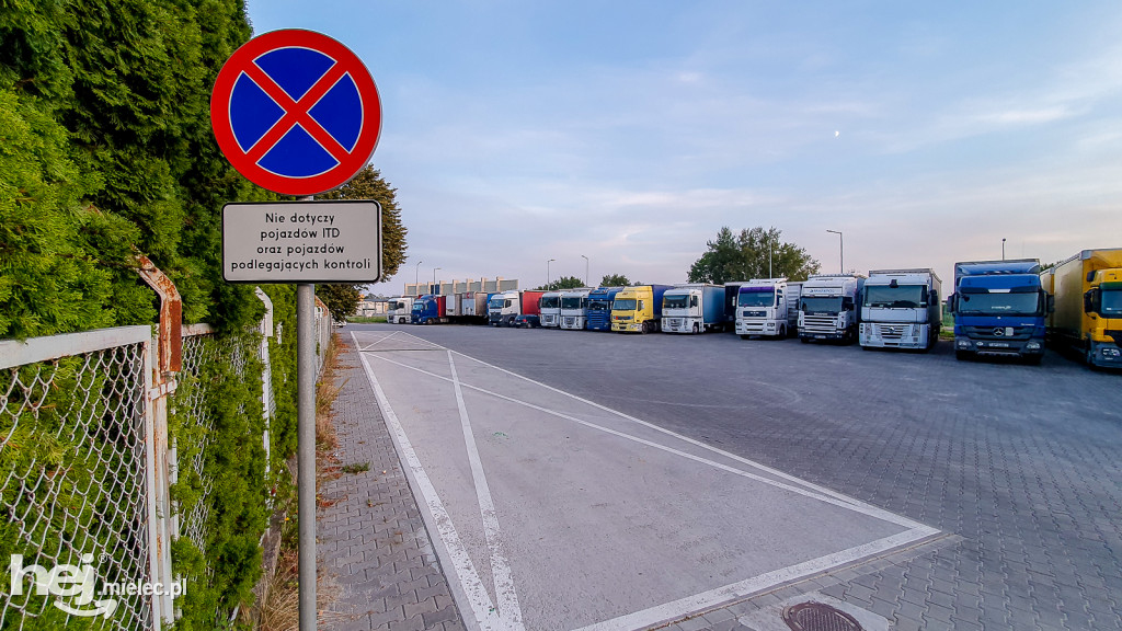 Stanowisko pomiaru tonażu samochodów w Mielcu
