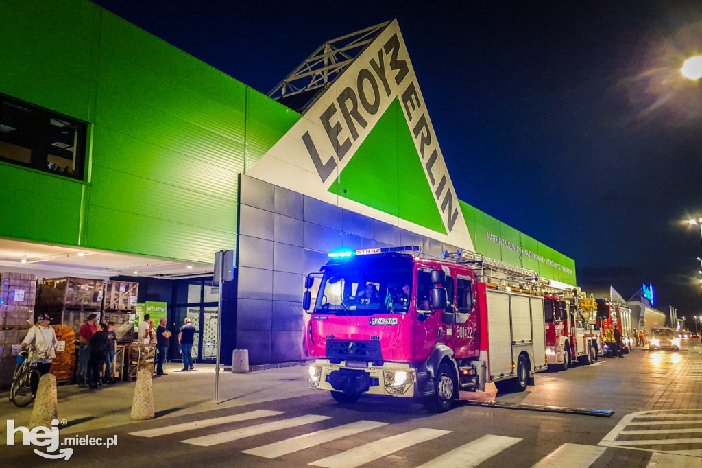 Fałszywy alarm w markecie budowlanym