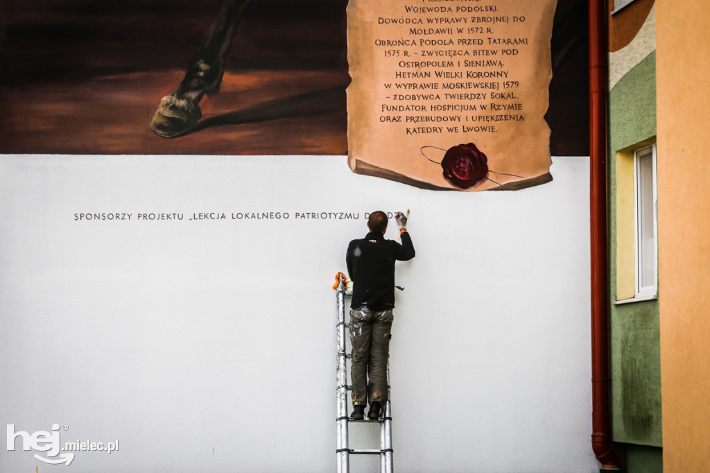 Mural Hetmana Mieleckiego na Smoczce