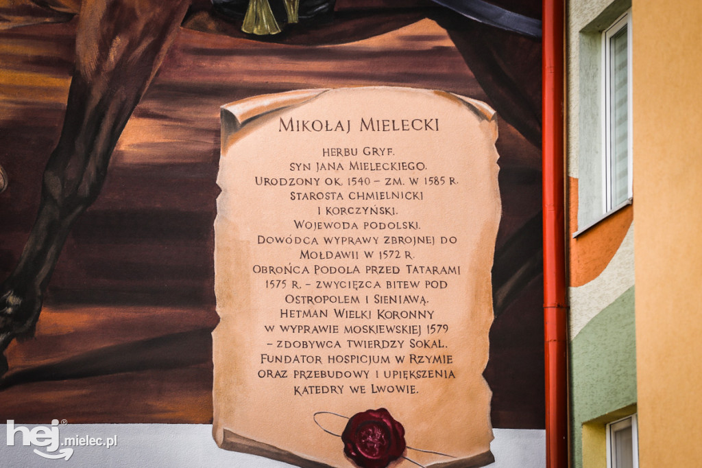 Mural Hetmana Mieleckiego na Smoczce