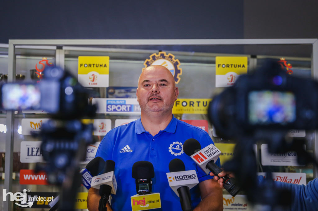 Briefing prasowy nowego trenera PGE FKS Stali Mielec