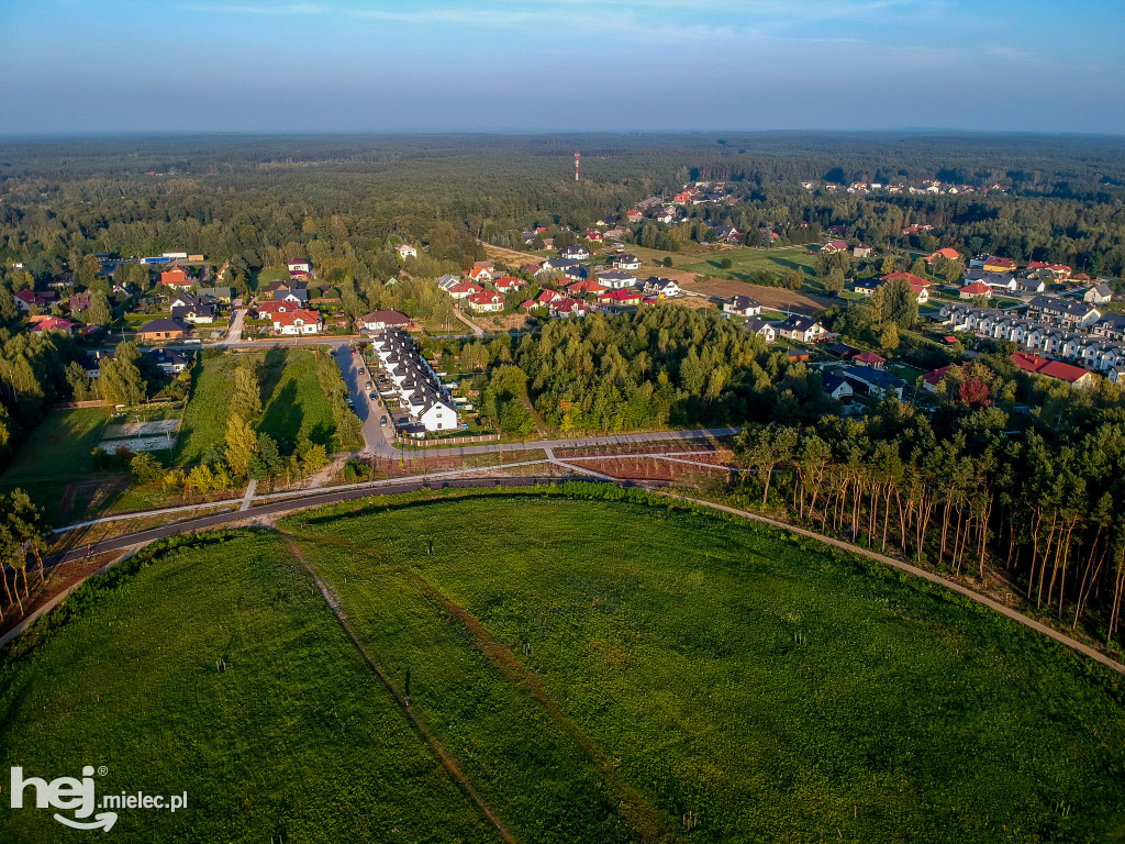 Nowy park na Smoczce z drona