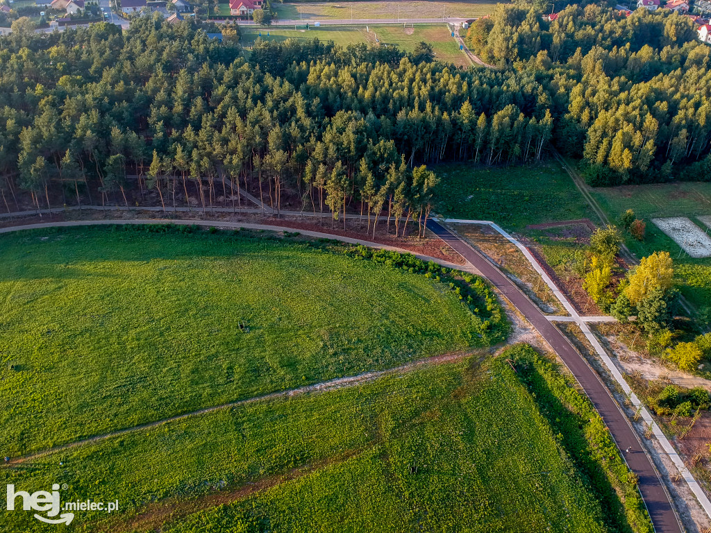 Nowy park na Smoczce z drona