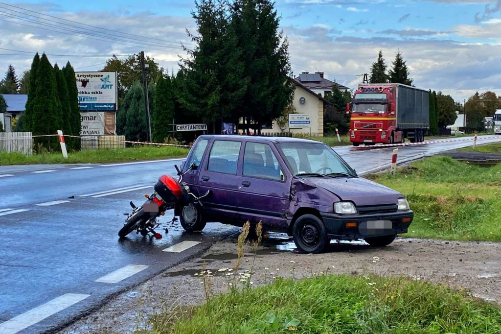 Wypadek w Chorzelowie - 30.09