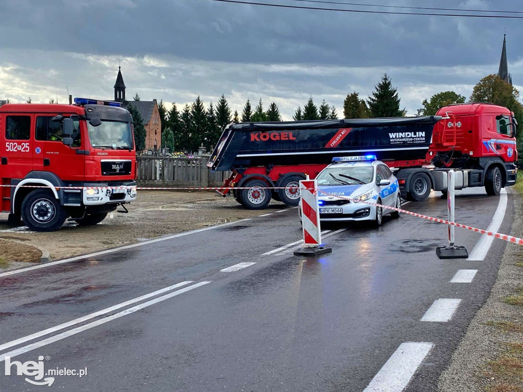 Wypadek w Chorzelowie - 30.09