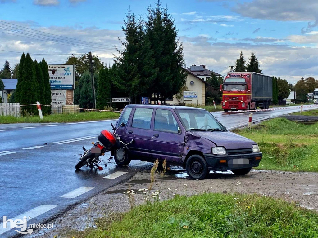 Wypadek w Chorzelowie - 30.09
