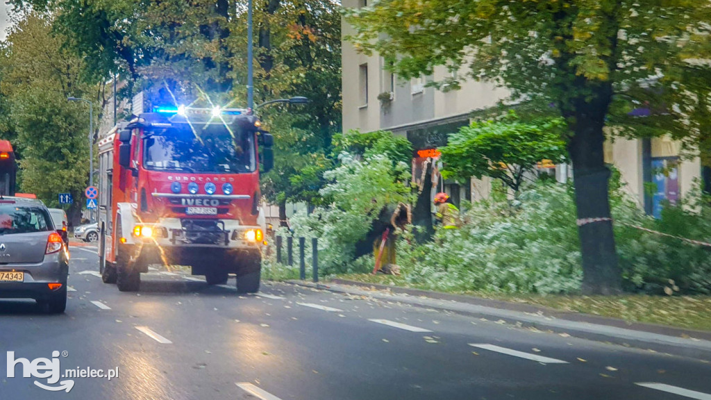 Uszkodzenia po wichurze - 30.09