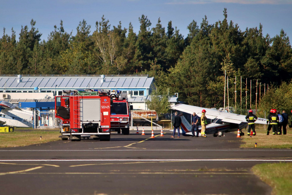 Wypadek na lotnisku - 1 października