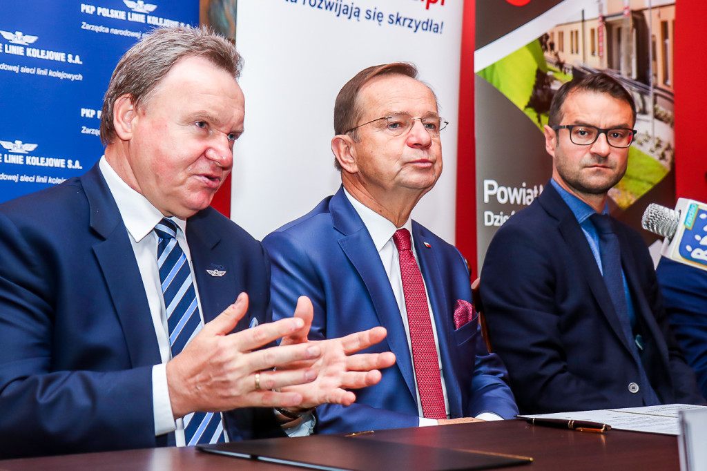 Uroczyste podpisanie listu intencyjnego dla budowy nowego wiaduktu