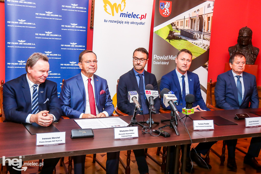 Uroczyste podpisanie listu intencyjnego dla budowy nowego wiaduktu