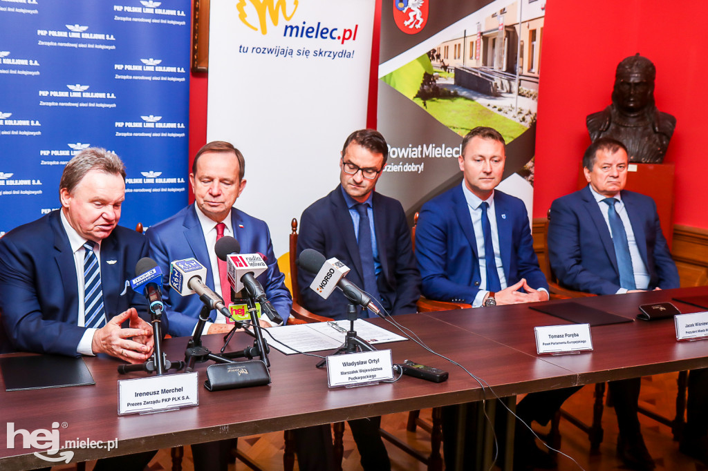 Uroczyste podpisanie listu intencyjnego dla budowy nowego wiaduktu