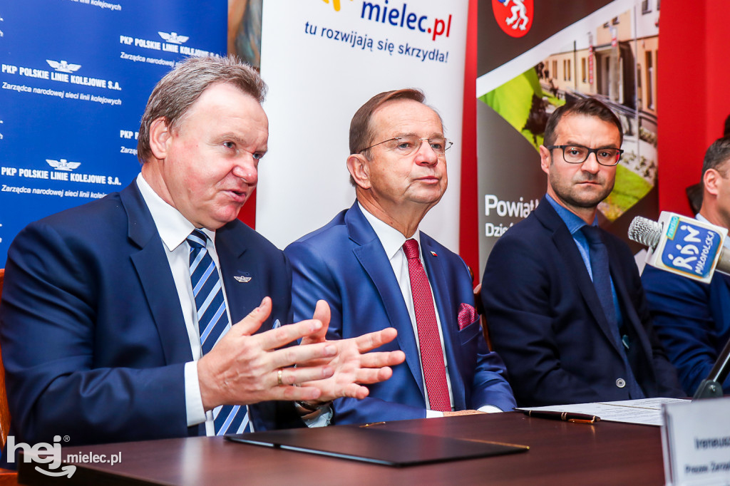 Uroczyste podpisanie listu intencyjnego dla budowy nowego wiaduktu