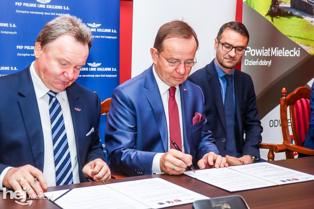 Uroczyste podpisanie listu intencyjnego dla budowy nowego wiaduktu