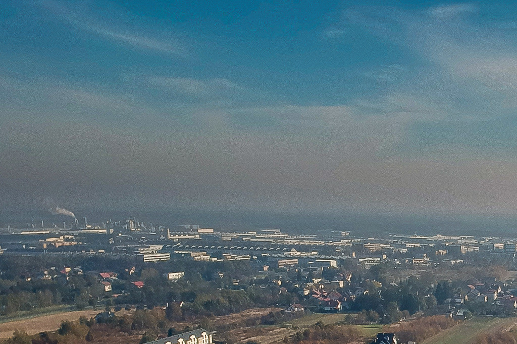Chmura zanieszczyczeń nad Mielcem? [DRON]