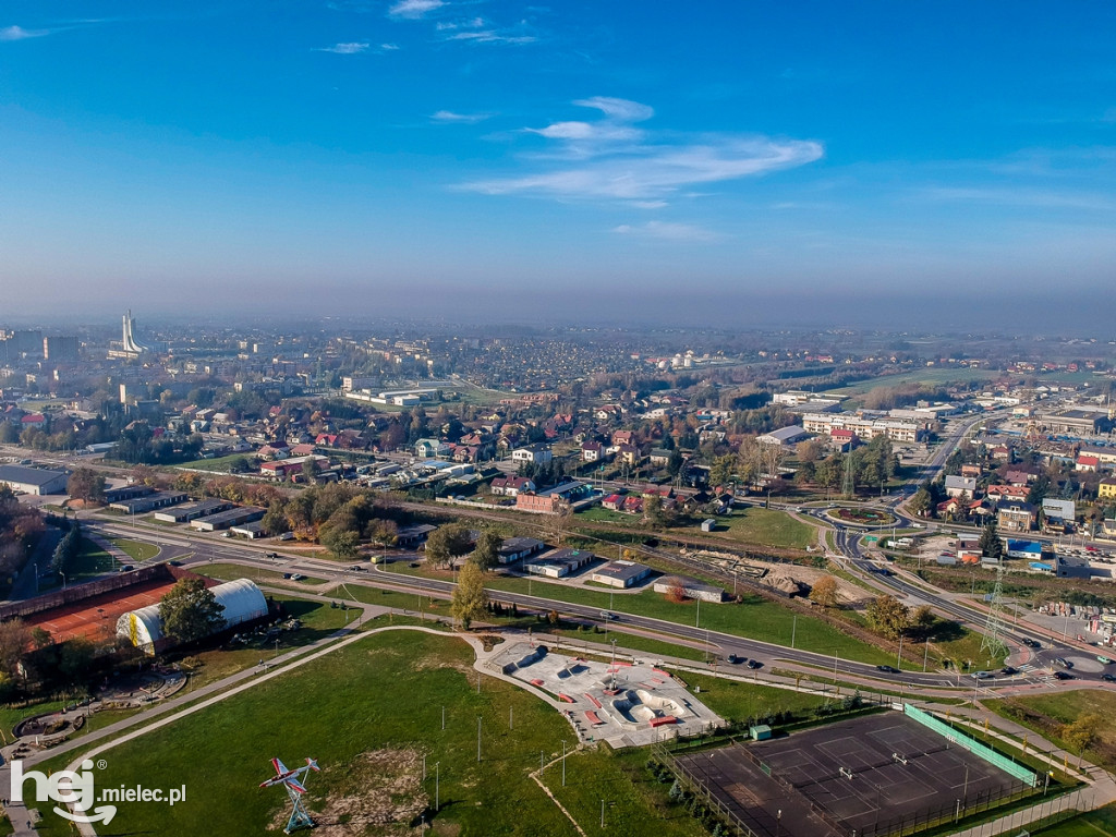 Chmura zanieszczyczeń nad Mielcem? [DRON]