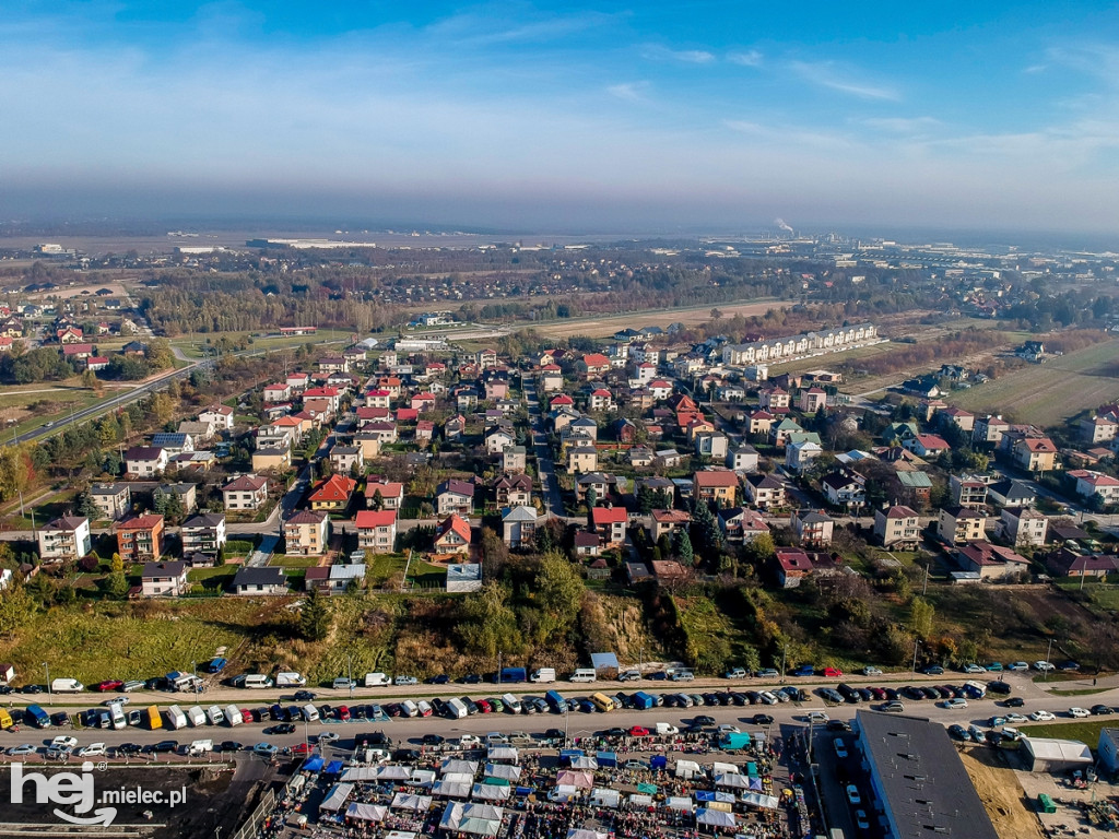Chmura zanieszczyczeń nad Mielcem? [DRON]