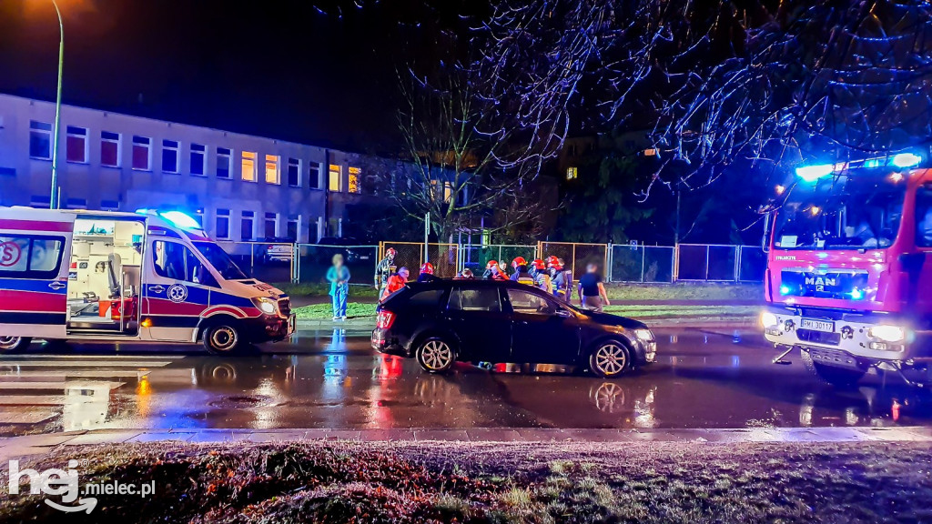 Potrącenie pieszego w centrum miasta