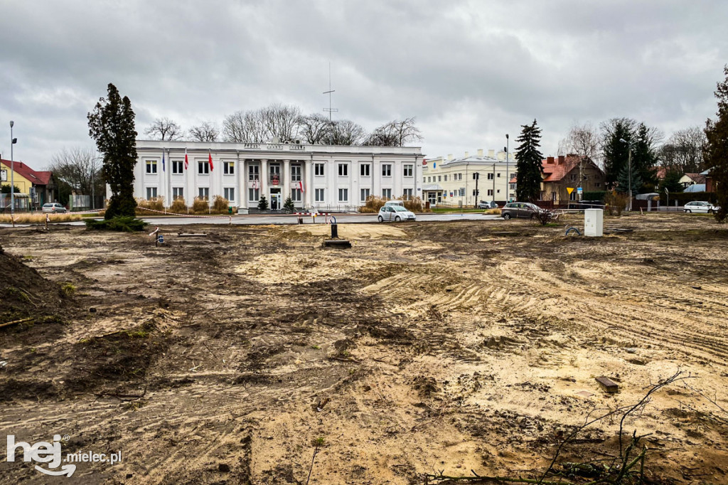 Plac budowy parku Staszica - Sękowskiego