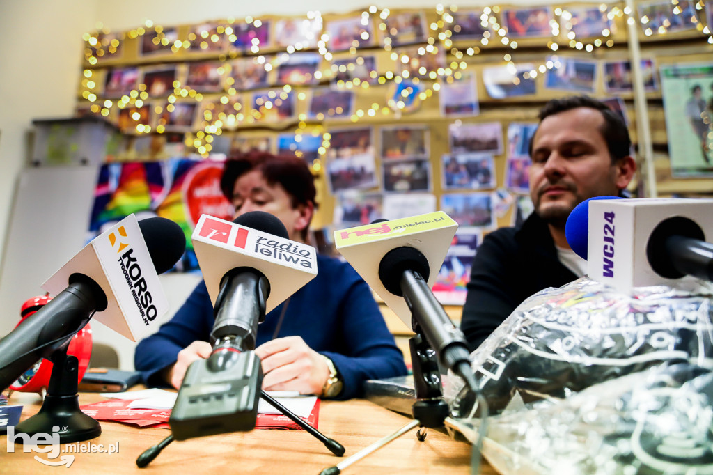 Konferencja prasowa przed 28. Finałem WOŚP Mielec 2020