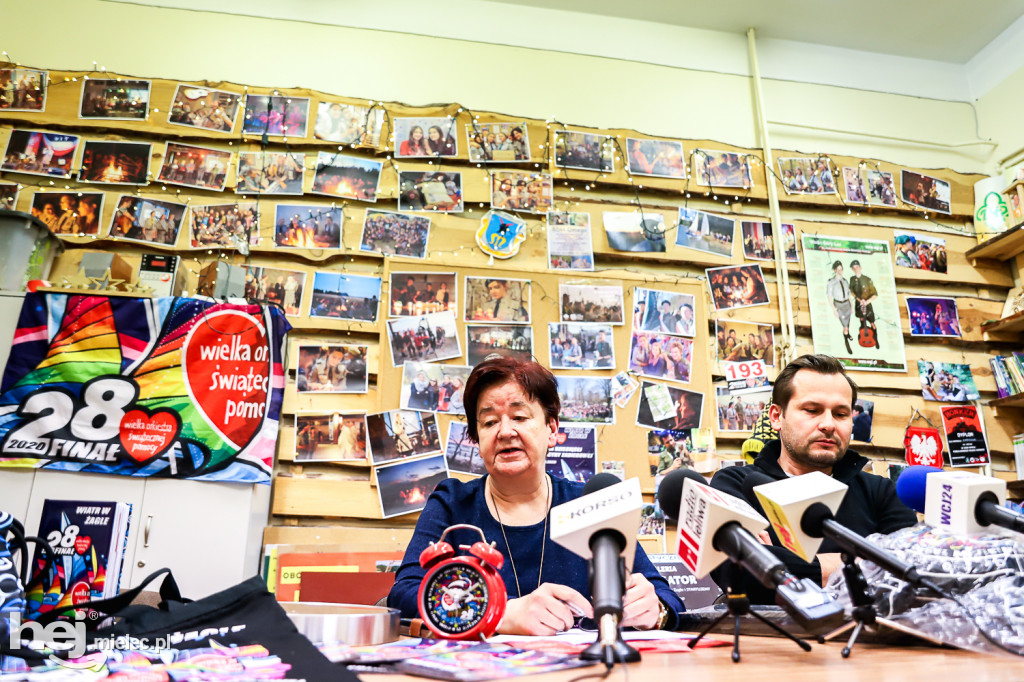 Konferencja prasowa przed 28. Finałem WOŚP Mielec 2020