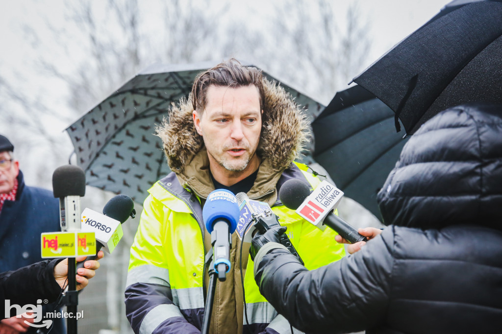 Postępy prac na moście na Wisłoce