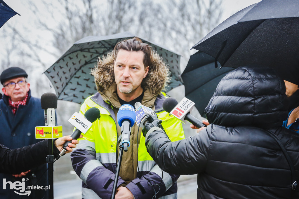 Postępy prac na moście na Wisłoce