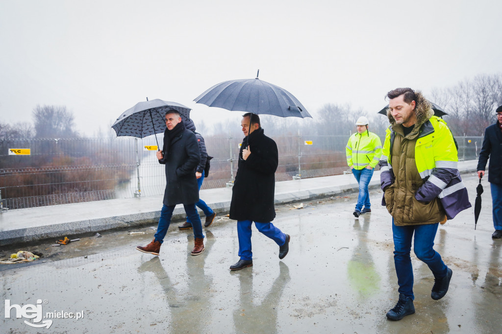 Postępy prac na moście na Wisłoce