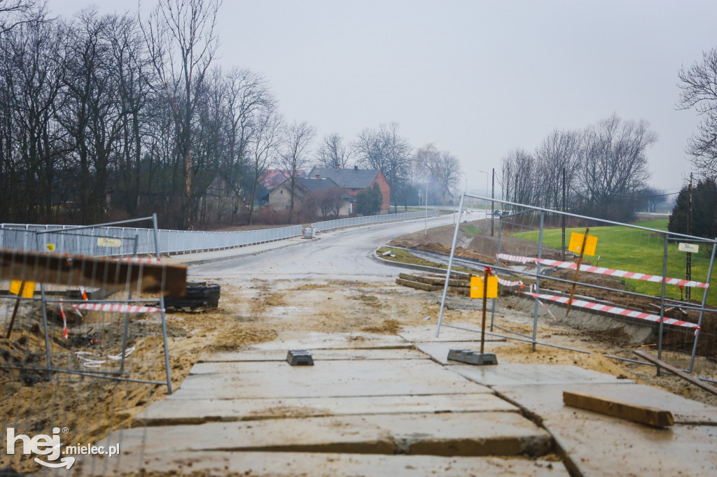 Postępy prac na moście na Wisłoce