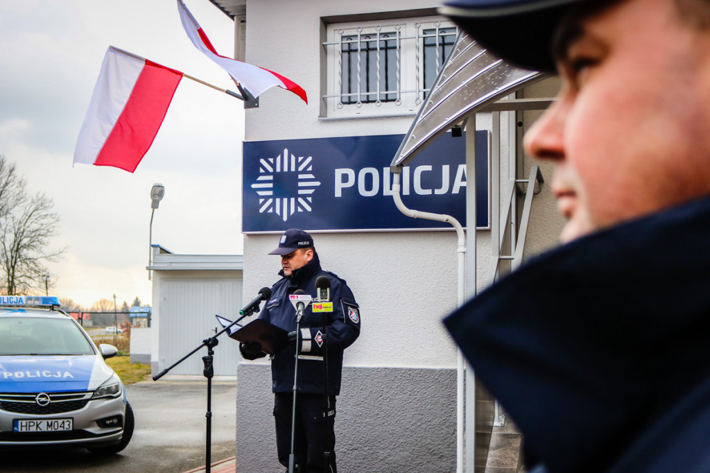 Otwarcie Posterunku Policji w Wadowicach Górnych