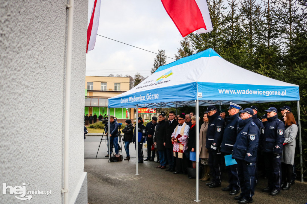 Otwarcie Posterunku Policji w Wadowicach Górnych