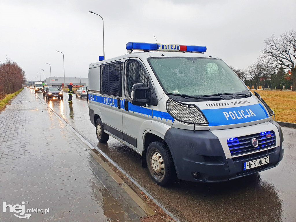 Czołowe zderzenie na Osiedlu Mościska