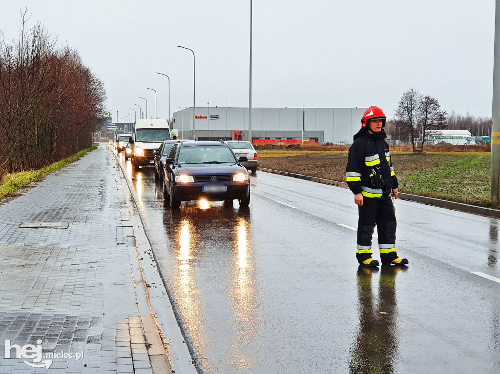 Czołowe zderzenie na Osiedlu Mościska