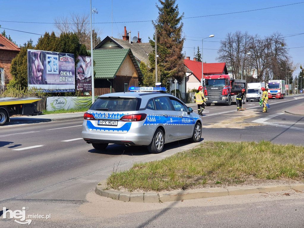 Kolizja na ul. Sienkiewicza - 7 kwietnia