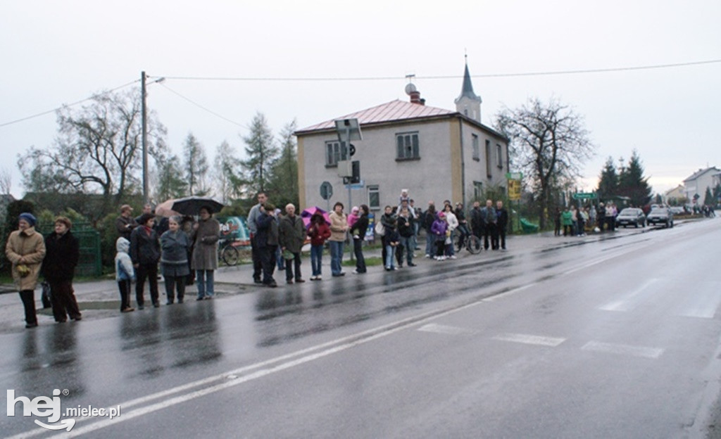 Mielec po katastrofie smoleńskiej w kwietniu 2010 roku