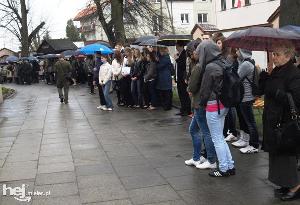 Mielec po katastrofie smoleńskiej w kwietniu 2010 roku