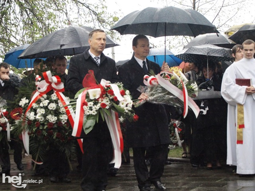 Mielec po katastrofie smoleńskiej w kwietniu 2010 roku