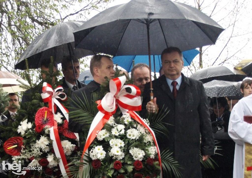 Mielec po katastrofie smoleńskiej w kwietniu 2010 roku